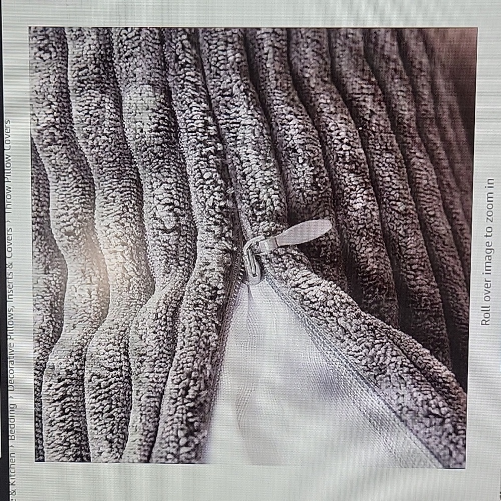 Home Brilliant Dark Grey Pillow covers 18" x 18" NIP - Picture 4 of 6